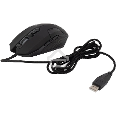 Мышь проводная Acer OMW170 черный, 3200 dpi, USB, кнопки - 6