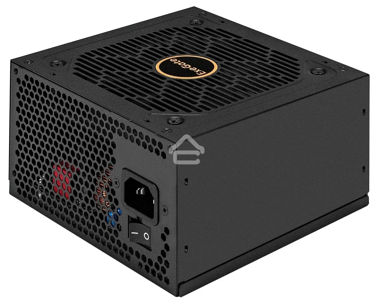 Блок питания 650W ExeGate 80 PLUS® GOLD 650VSP FС (ATX3.0, APFC, КПД 90% (80 PLUS Gold), 120мм fan, 24pin, 2x(4+4)pin, PCIE5.0/12VHPWR, 2xPCI-E, 6xSATA, 3xIDE, 1xFDD, Full Cable Management, black, Color box)