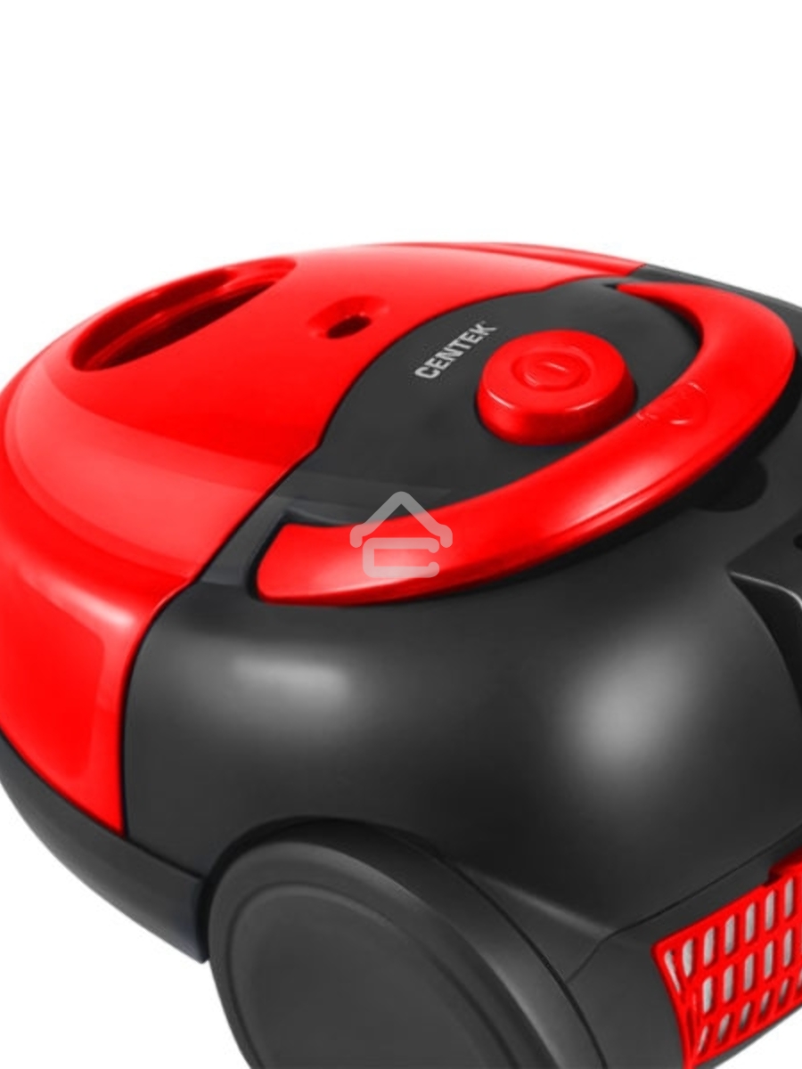 Пылесос Centek CT-2518 Red красный/черный, 350/1800 Вт, уборка сухая, пылесборник мешок, 1.5 л