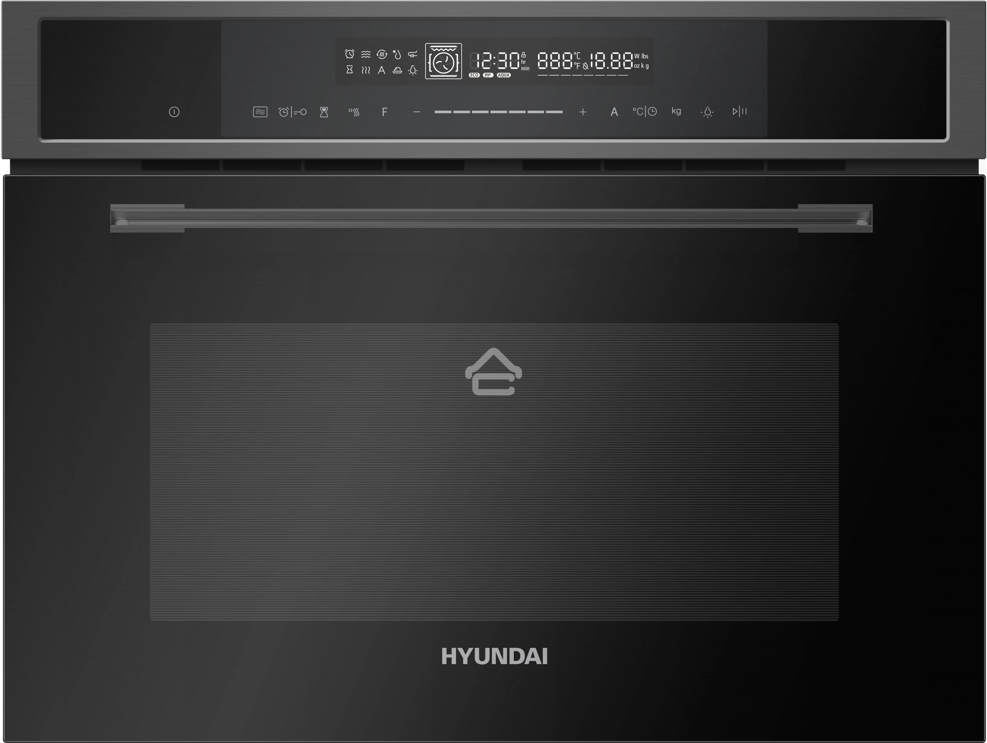 Духовой шкаф Электрический Hyundai HMEO 6580 DX черный