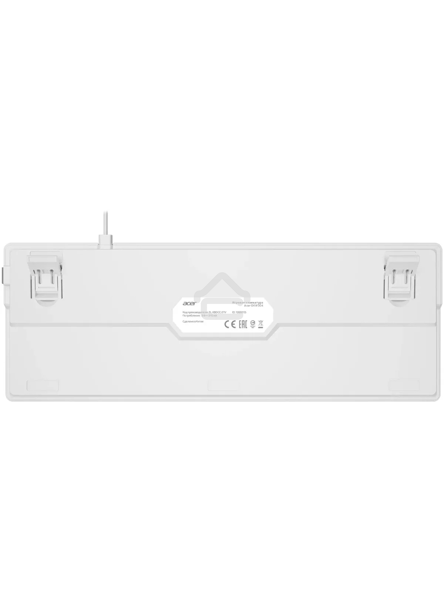 Клавиатура Acer OKW304 (ZL.KBDCC.01V) проводная, USB, белый