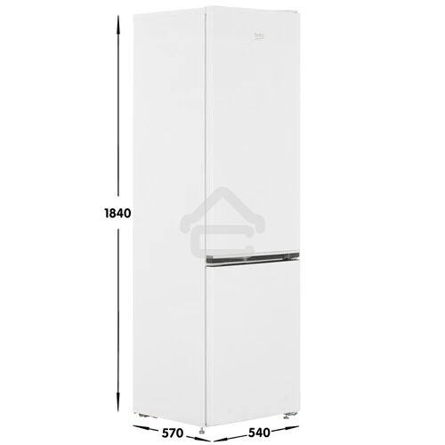 Холодильник Beko B1RCSK312W белый двухкамерный 213/87л морозилка снизу