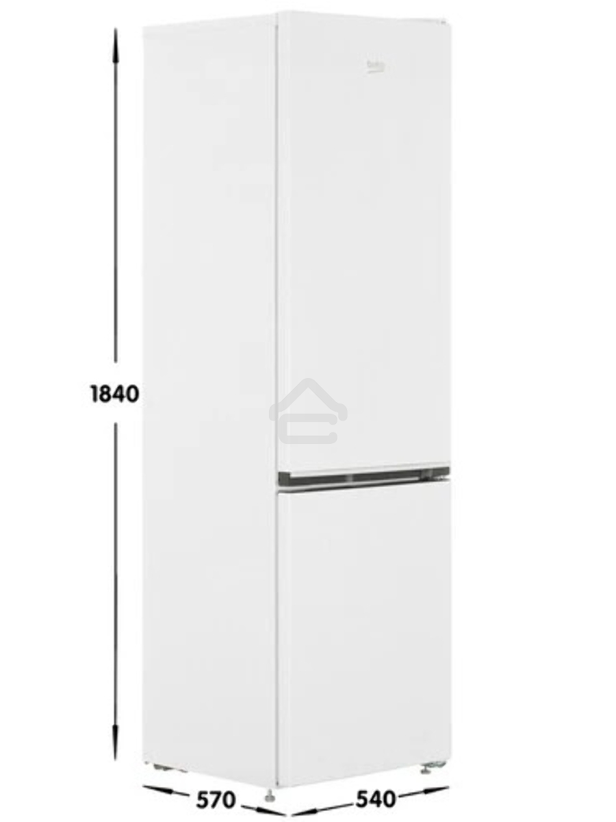 Холодильник Beko B1RCSK312W белый двухкамерный 213/87л морозилка снизу