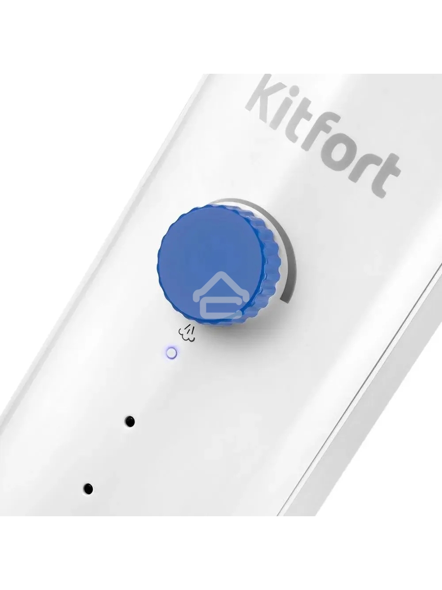 Швабра паровая Kitfort КТ-1048-3 белый/синий