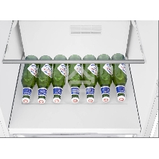 Встраиваемый холодильник Korting KSI 1221, белый однокамерный 173л, морозилка отсутствует, капельное