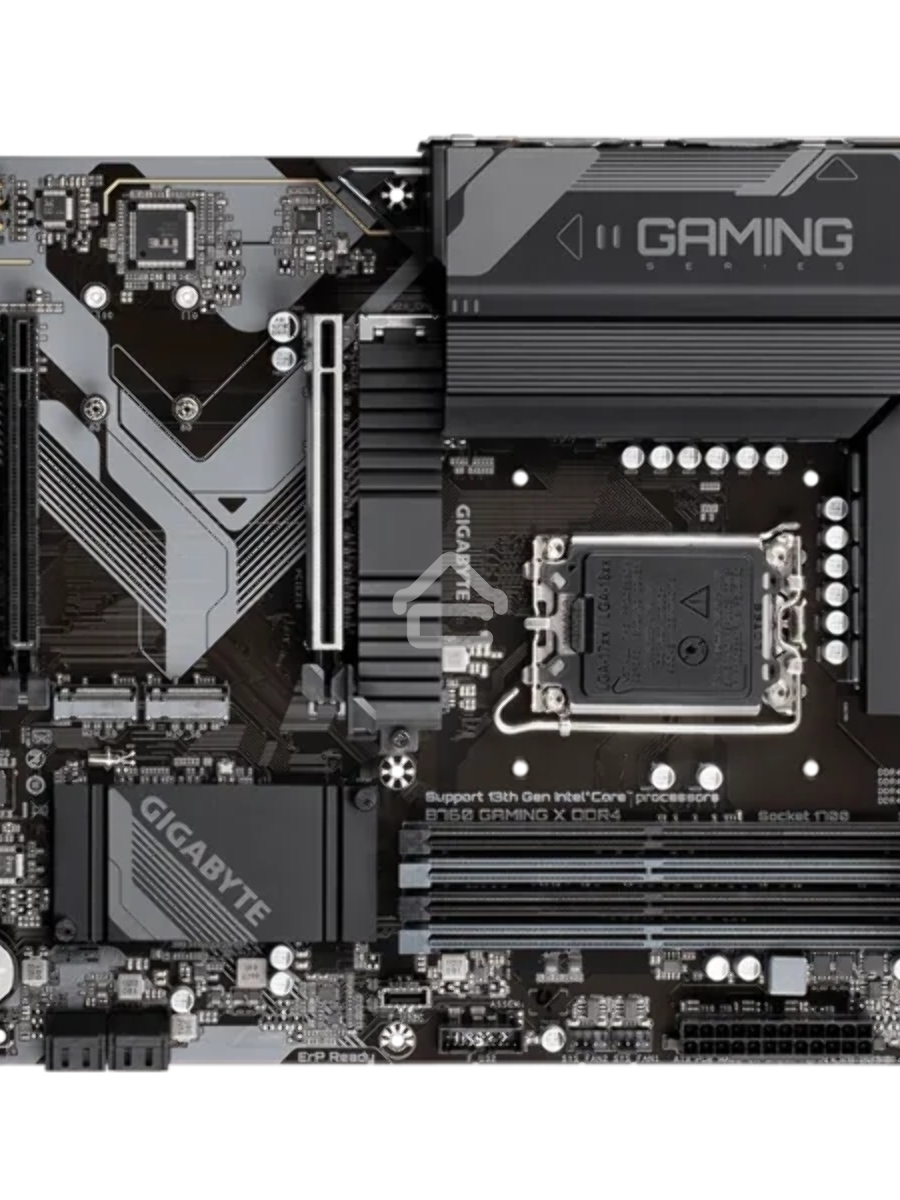 Материнская плата Gigabyte B760 GAMING X DDR4, LGA 1700, Intel B760, 4xDDR4, 4xSATA, 3xM.2, 1xPCIe 4.0 x16, 2xPCIe 3.0 x1, 1xHDMI, 1xDP, 1x 2.5Gb LAN, 1xUSB 3.2 Gen 2, 2xUSB-A 3.2 Gen 1, 5xUSB-A 2.0, 6x3.5 мм, 7.1, ATX
