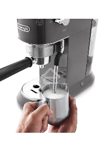 Кофеварка рожковая DeLonghi EC885.GY серый, исп. кофе - молотый, 1.1 л, 1300 Вт, 15 Бар.