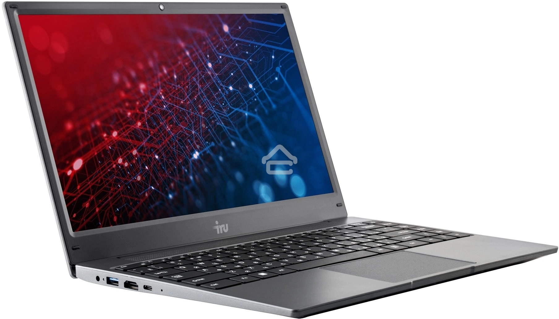 Ноутбук IRU Tactio 14ALH серый Core i3 1215U 8Gb SSD256Gb Intel Iris Xe graphics 14