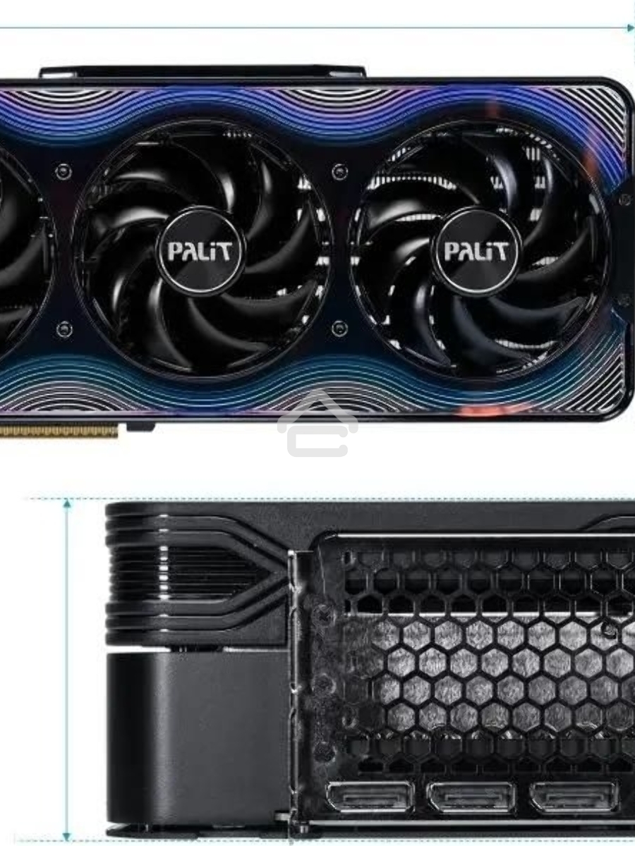 Видеокарта Palit  RTX5080 GAMEROCK 16GB GDDR7 256bit 3xDP HDMI 3FAN RTL
