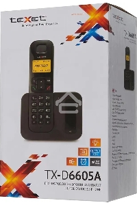 Радиотелефон teXet TX-D6605A черный