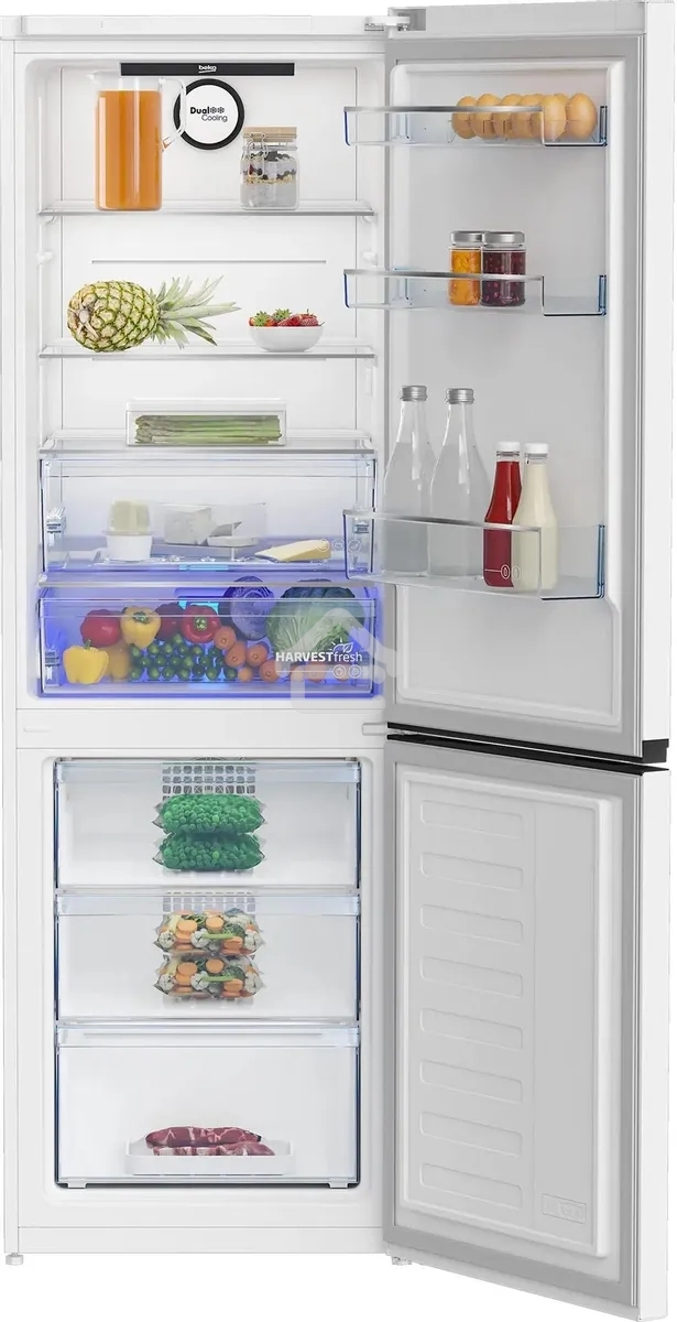 Холодильник Beko B3DRCNK402HW белый двухкамерный 257/100л морозилка снизу, No Frost