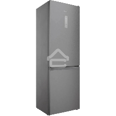 Холодильник Hotpoint HT 5180 MX нержавеющая сталь/серебристый двухкамерный 220/78 л морозилка снизу, No Frost