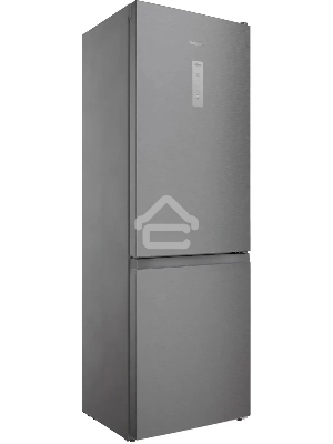 Холодильник Hotpoint HT 5180 MX нержавеющая сталь/серебристый двухкамерный 220/78 л морозилка снизу, No Frost