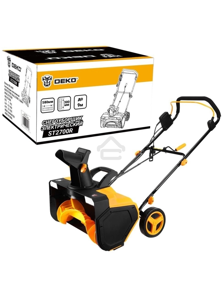 Снегоуборщик электр. Deko ST2700R 2.7кВт