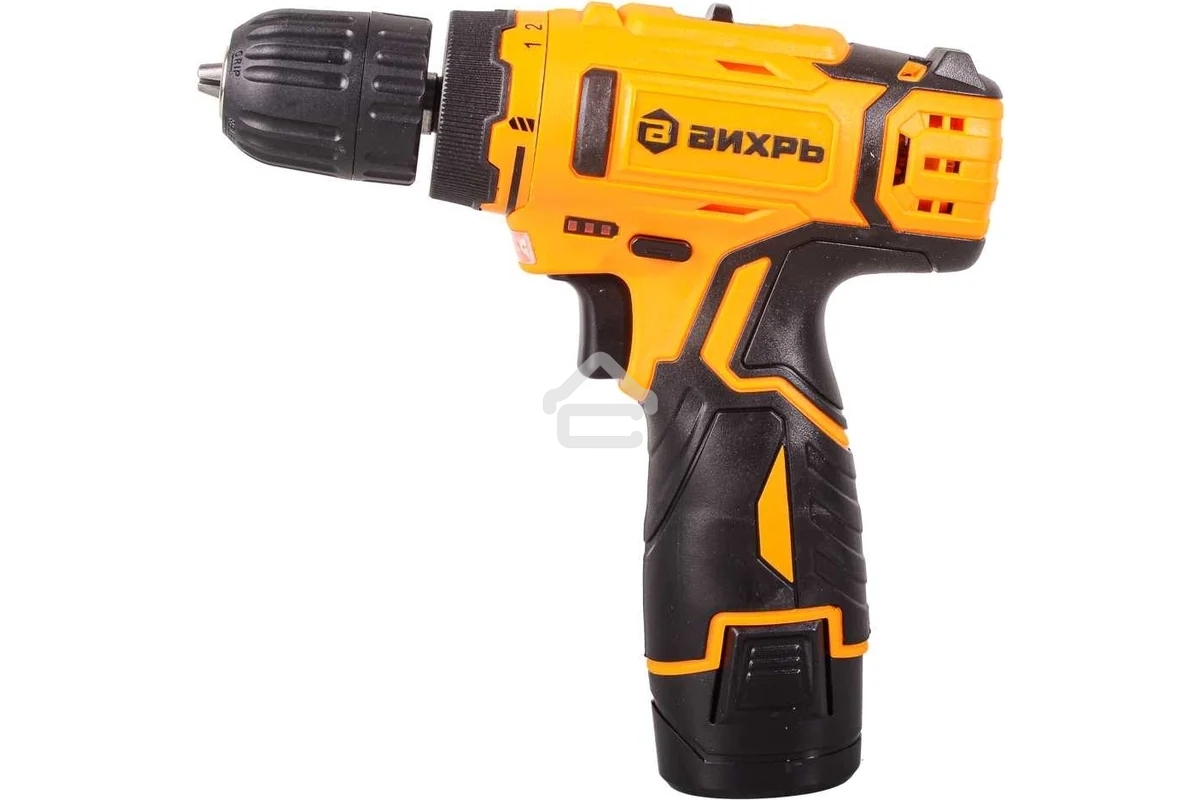 Дрель-шуруповерт аккумуляторная Вихрь ДА-12Л-2 72/14/14, Аккумуляторная, 12В
