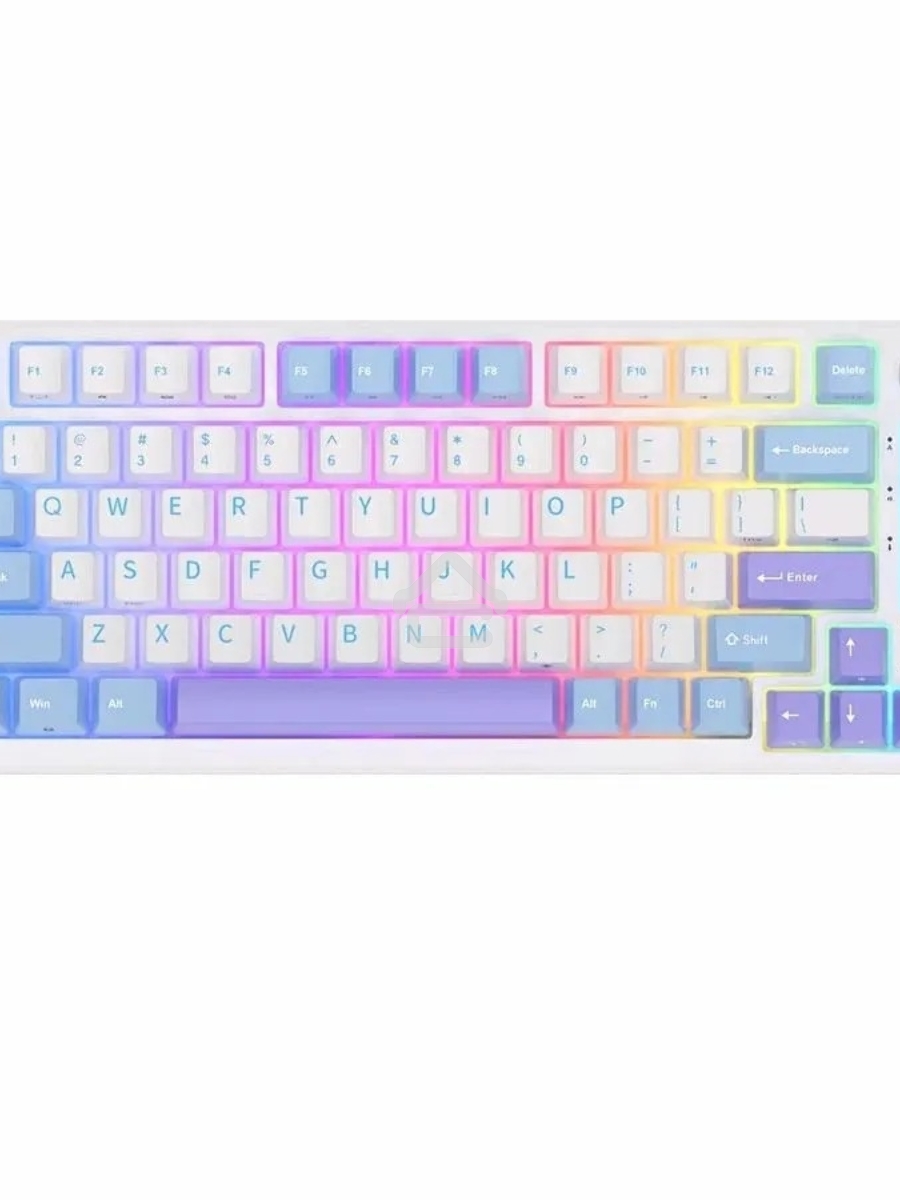 Клавиатура Royal Kludge RK-M75 Taro milk USB/2.4 GHz/Bluetоoth, RGB, Hot Swap, Brown switch