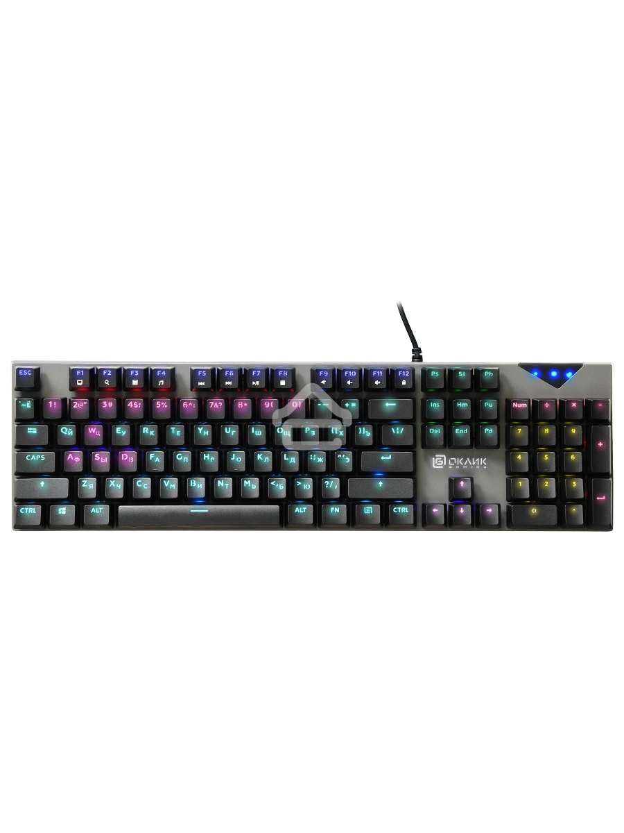 Клавиатура Оклик 935G RAGNAR механическая черный USB Multimedia for gamer LED