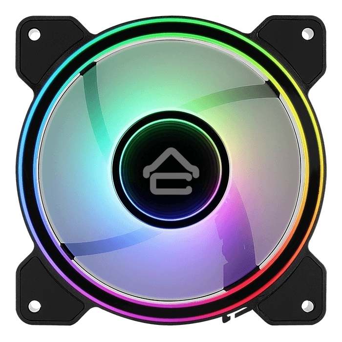 Вентилятор для корпуса Aerocool / Formula Mirage 12 ARGB черный, 120 мм, 1300 об/мин, 17.8 дБ, 6 pin