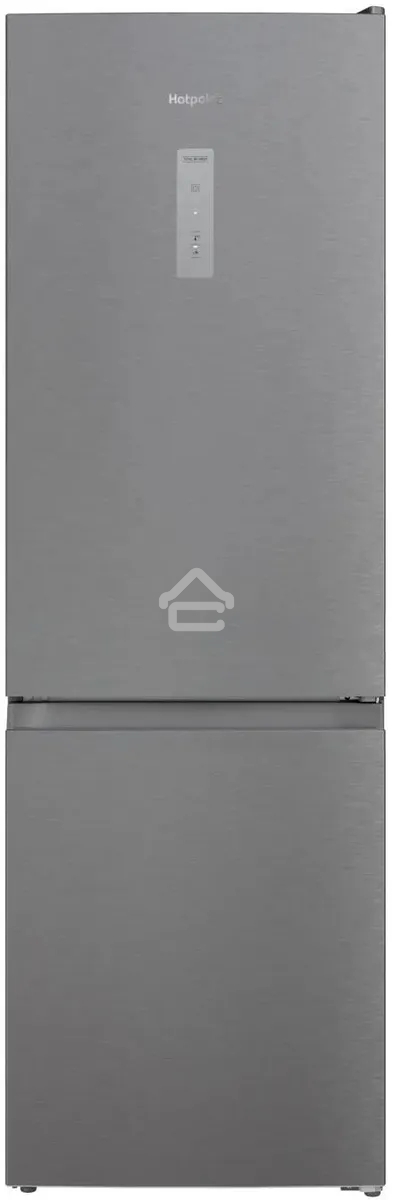 Холодильник Hotpoint HT 5180 MX нержавеющая сталь/серебристый двухкамерный 220/78 л морозилка снизу, No Frost