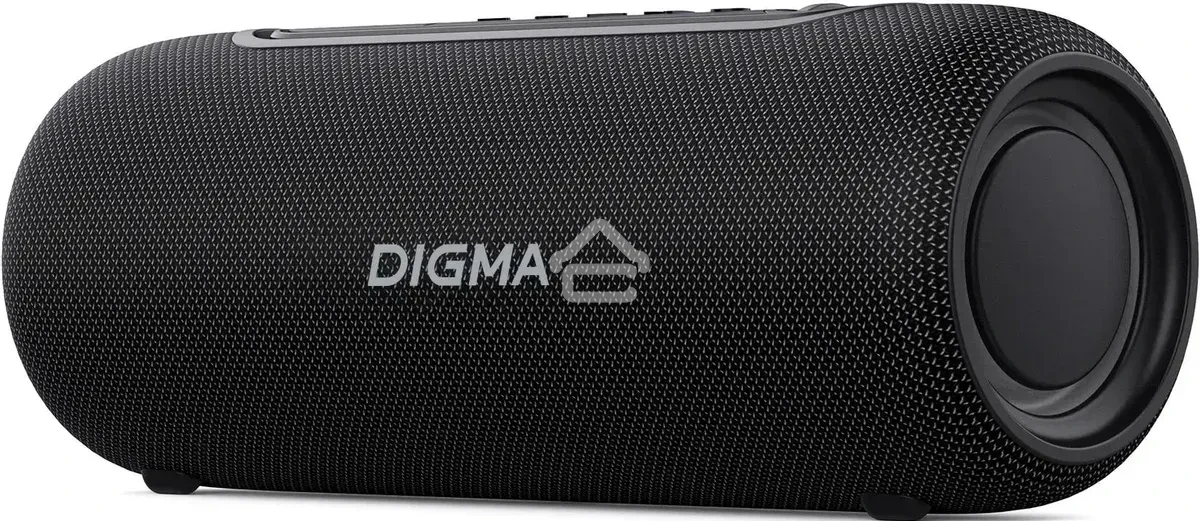 Колонка портатитвная Digma D-PS1524 черный 20W 2.0 BT 10м 2000mAh (PS1524B)