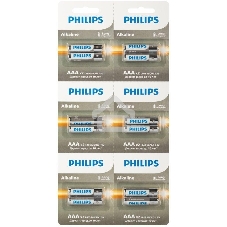 Элемент питания алкалиновый AAA/LR03 1.5В Entry отрывной набор (блист. 12шт) Philips Б0064646