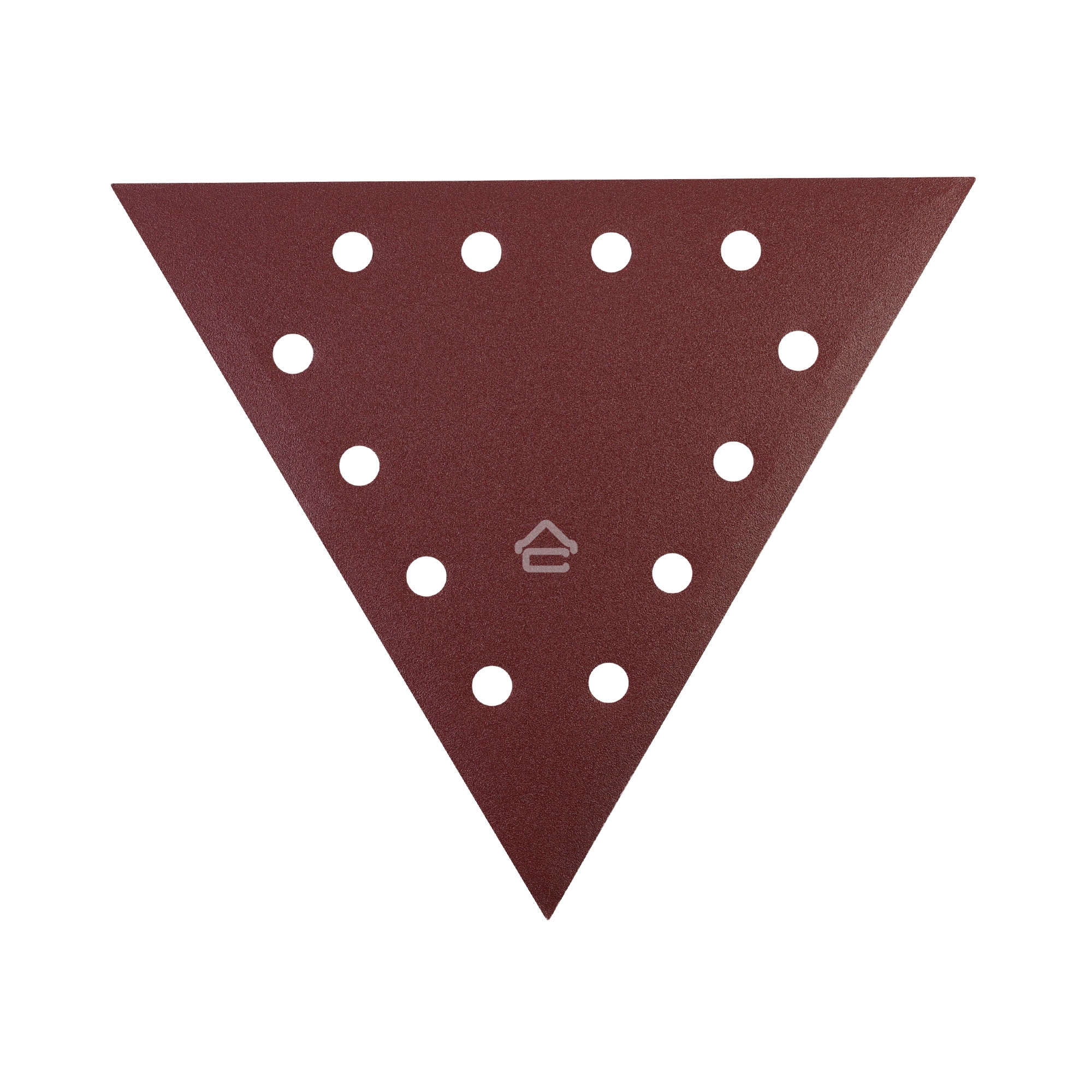 Треугольник шлифовальный PATRIOT на липучке, 285мм, 12 отверстий, Р120, 10 шт