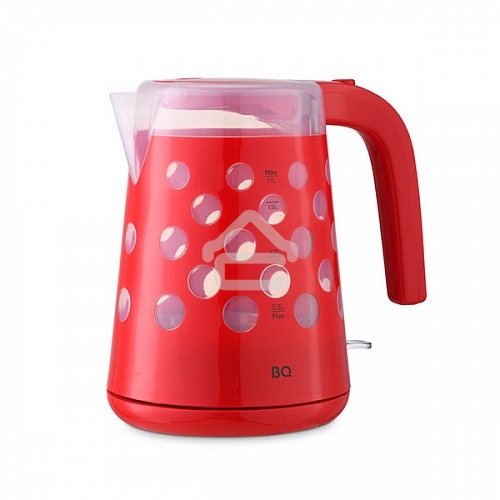 Чайник BQ KT1713P Red. Мощность:2200 Вт, Объем 1,7л, LED подсветка