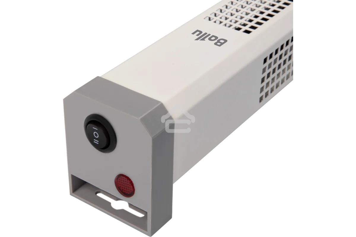 Конвектор электрический Ballu Plinth Compact BEC/PLC-100-400 белый, 400 Вт, 6 м2, термостат