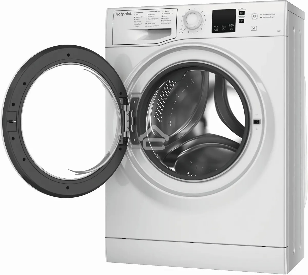 Стиральная машина Hotpoint NUS 5015 H RU белый, загр. фронтальная макс.: 5 кг 1000 об/мин класс: А