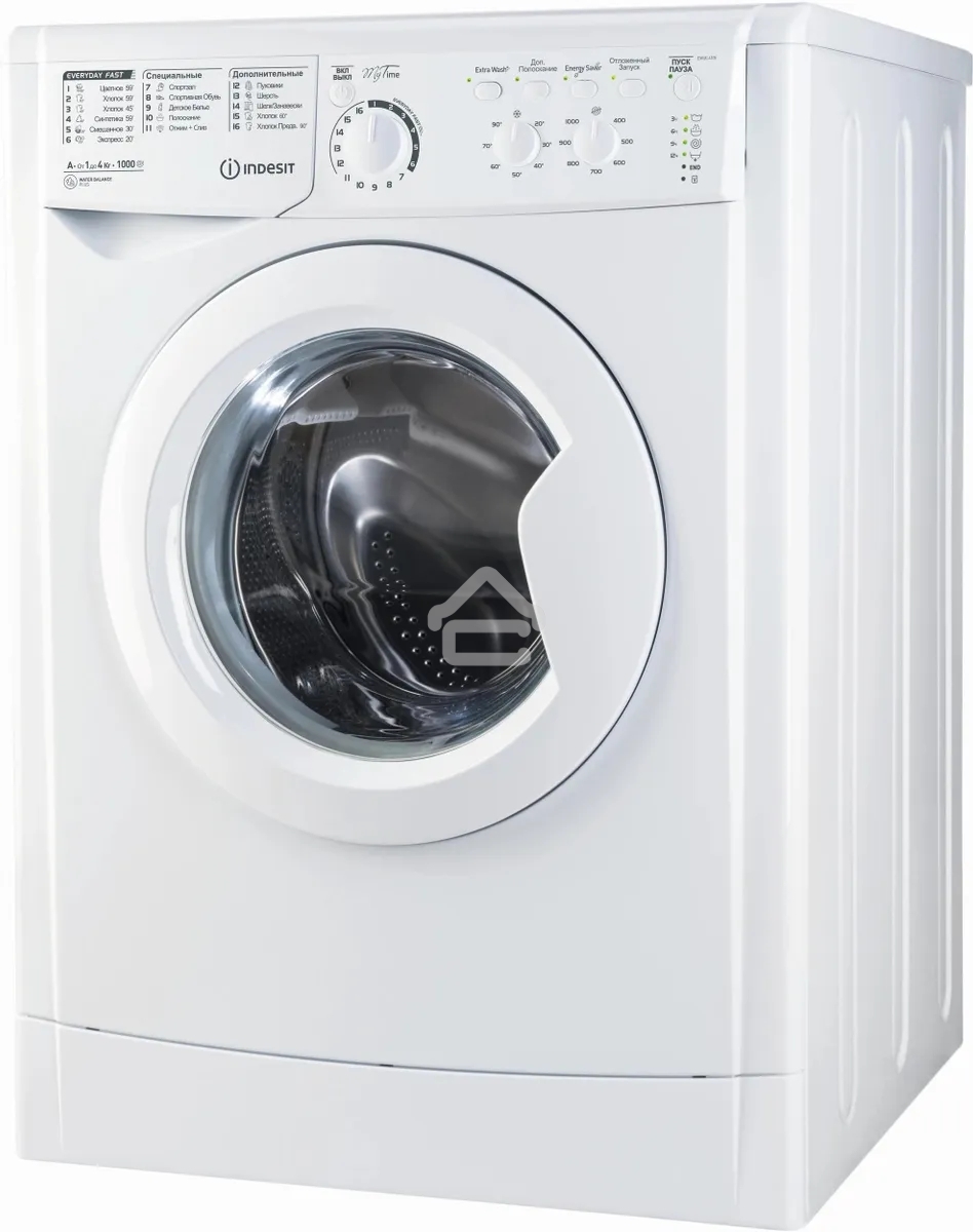 Стиральная машина Indesit EWUC 4105 CIS белый, загрузка фронтальная 4 кг, 1000 об/мин., класс: А