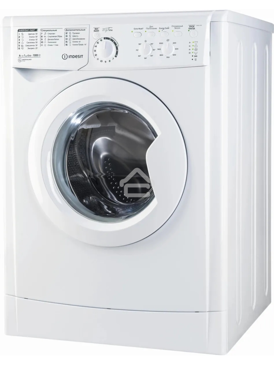 Стиральная машина Indesit EWUC 4105 CIS белый, загрузка фронтальная 4 кг, 1000 об/мин., класс: А