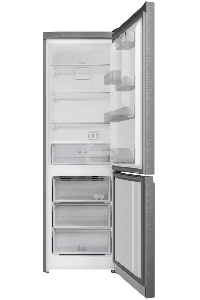 Холодильник Hotpoint HT 5180 MX нержавеющая сталь/серебристый двухкамерный 220/78 л морозилка снизу, No Frost