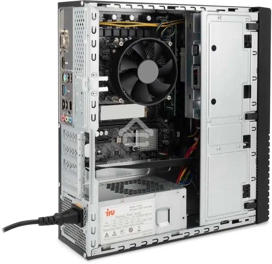 Компьютер IRU 310SC SFF PG G7400 (3.7) 8Gb SSD 256Gb UHDG 710 Win 11Pro GbitEth 200W черный (2017903)