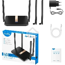 Маршрутизатор Cudy LT500D AC1200 Wi-Fi cat. 4 черный