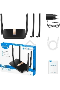 Маршрутизатор Cudy LT500D AC1200 Wi-Fi cat. 4 черный