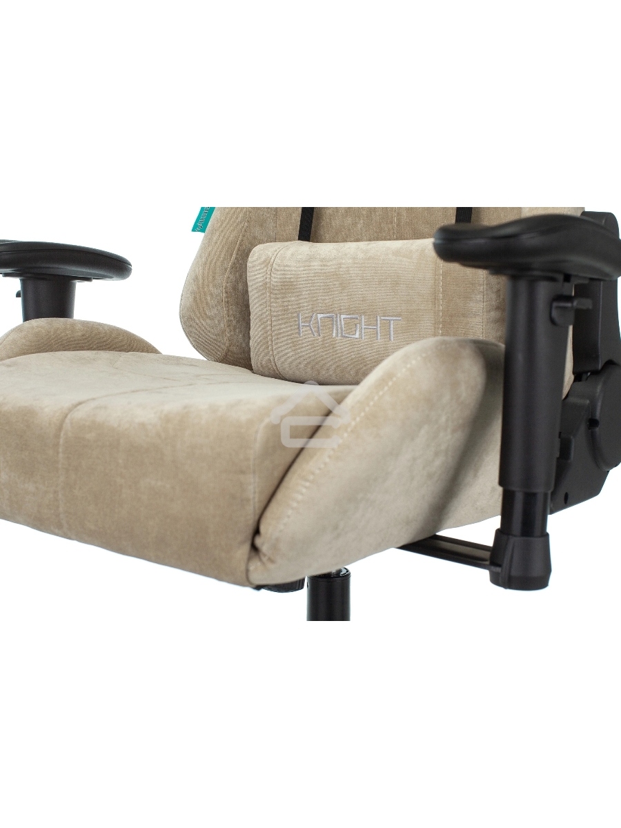 Кресло игровое Бюрократ VIKING KNIGHT LT21 FABRIC песочный крестовина металл/пластик