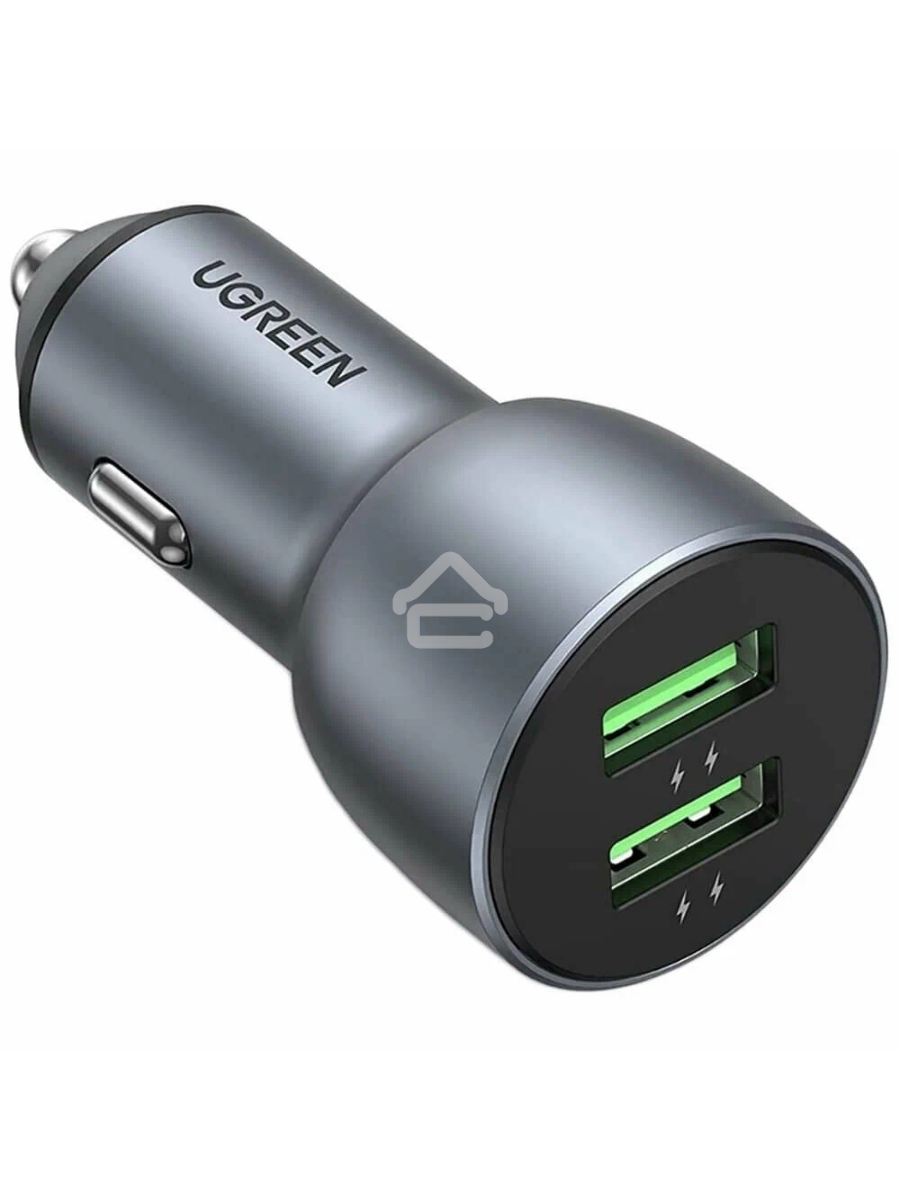 Автомобильное зарядное Ugreen CD213-10144 Gray (10144)