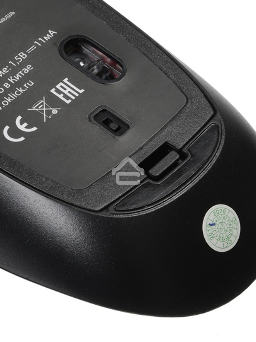 Клавиатура + мышь Oklick 240M черный USB Беспроводная 2.4Ghz