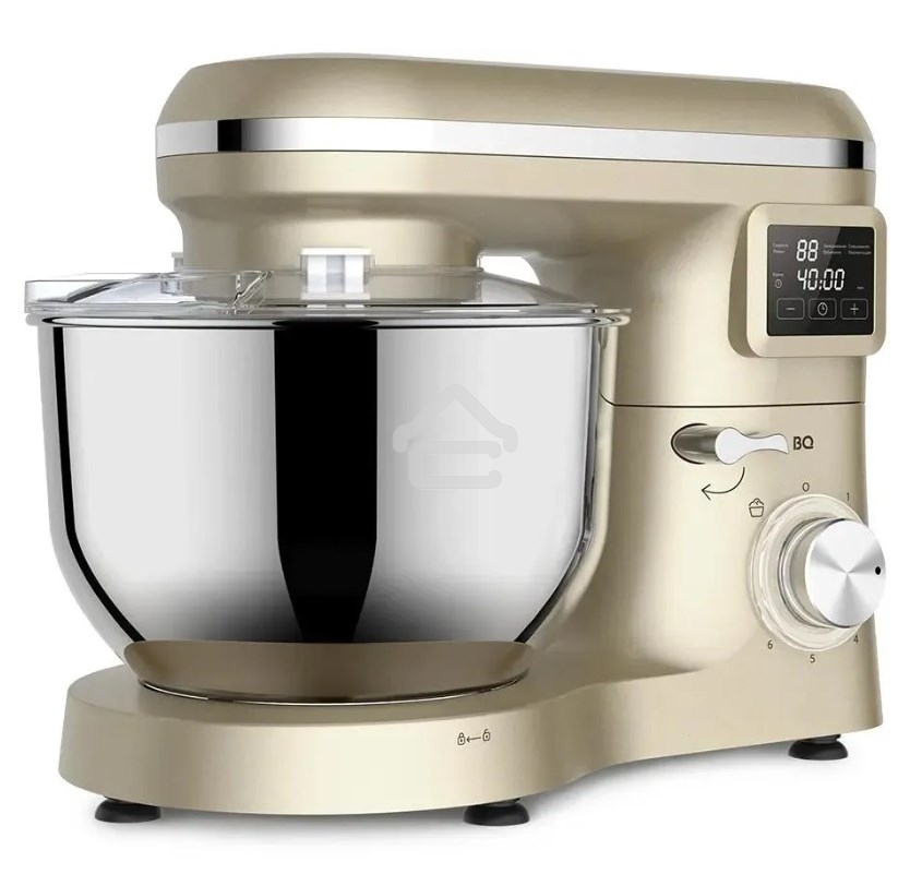 Планетарный миксер BQ MX640 Gold. Максимальная мощность 1600 Вт
