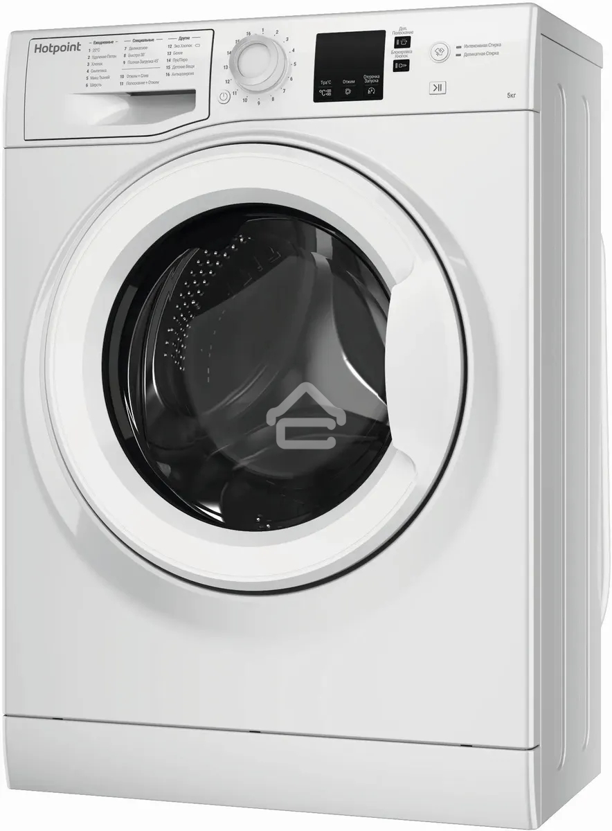Стиральная машина Hotpoint NUS 5015 H RU белый, загр. фронтальная макс.: 5 кг 1000 об/мин класс: А
