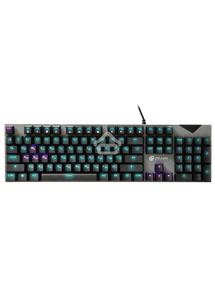 Клавиатура Оклик 935G RAGNAR механическая черный USB Multimedia for gamer LED