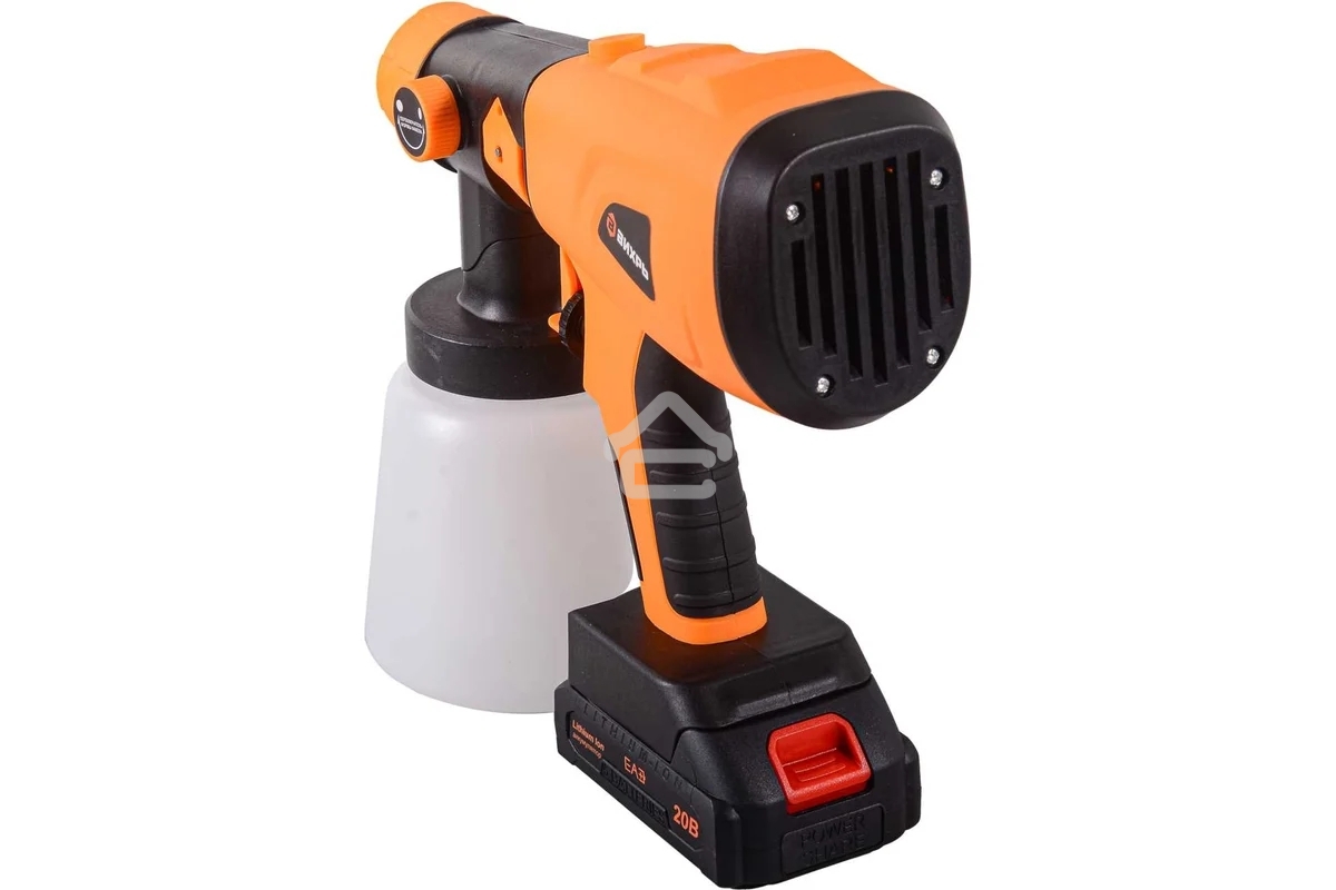 Краскопульт аккумуляторный АКП-20Li (в комплекте 1 АКБ и ЗУ)