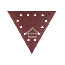 Треугольник шлифовальный PATRIOT на липучке, 285мм, 12 отверстий, Р240, 10 шт