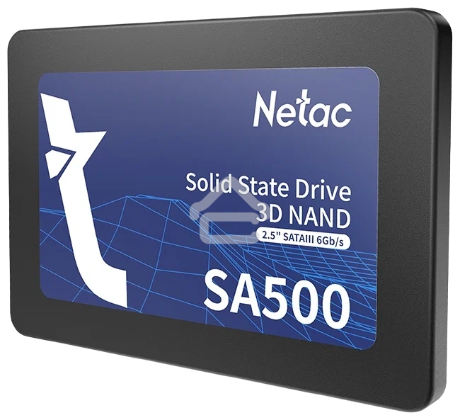 Накопитель SSD Netac SA500, 256Gb, SATA III, 2.5