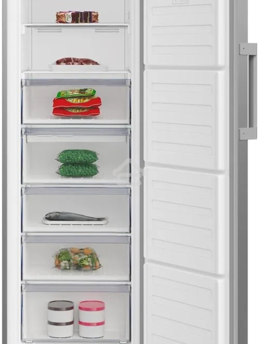 Морозильная камера Beko B3RFNK292S. серый, 255л, 5 ящиков