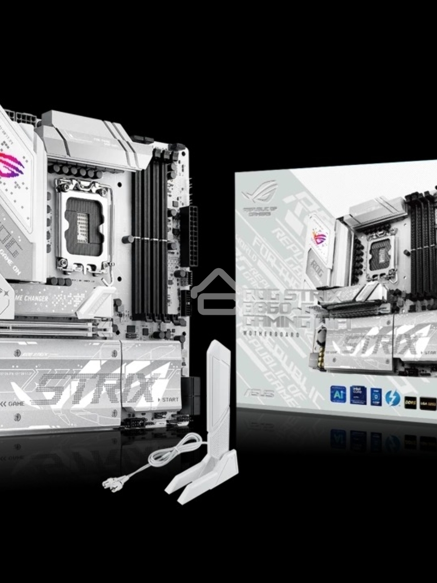 Материнская плата ASUS ROG STRIX B860-G GAMING WIFI, LGA 1851, Intel B860, 4xDDR5, 4xSATA, 4xM.2, 1xPCIe 5.0 x16, 1xDP, 1xHDMI, 1xThunderbolt 4, 1x 2.5Gb LAN, 1xUSB-C 20Gbps, 1xUSB-A 10Gbps, 3xUSB-A 5Gbps, 4xUSB-A 2.0, 2x3.5 мм, 7.1, mATX