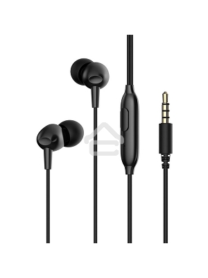 Наушники проводные Havit Wired earphone  черный