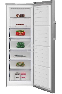Морозильная камера Beko B1RFNK292S, серый, 255л, 7 ящиков