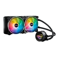 Система жидкостного охлаждения XPG Levante X 240, черный 120мм алюминий+медь 2000rpm 18.17db 4-pin 250W