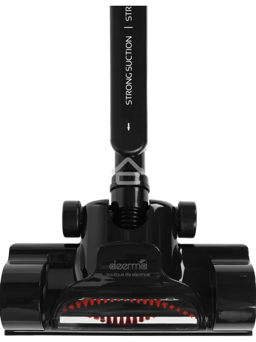 Пылесос вертикальный Deerma DX700 Pro черный, питание от сети, 210 Вт, уборка сухая, пылесборник 0.8 л